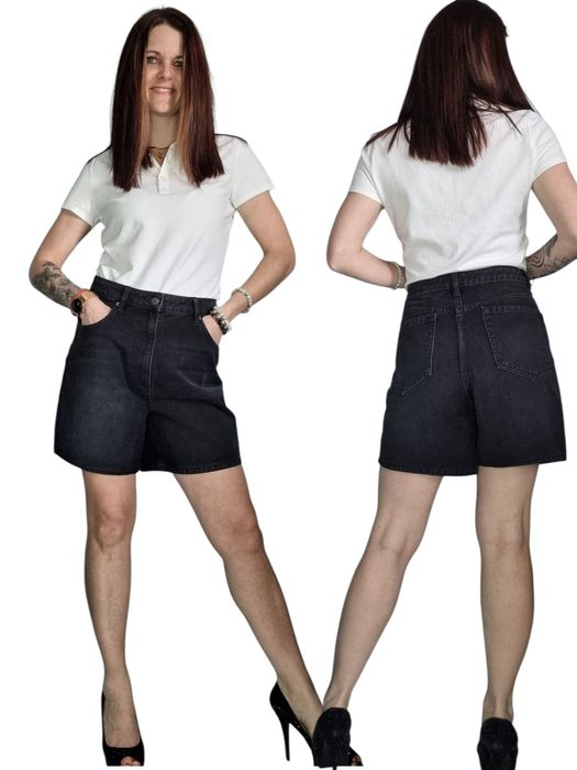 Czarne spodenki szorty asos rozmiar L 40