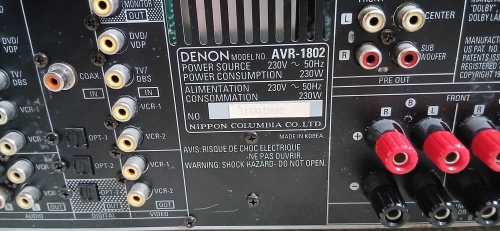 amplituner denon avr