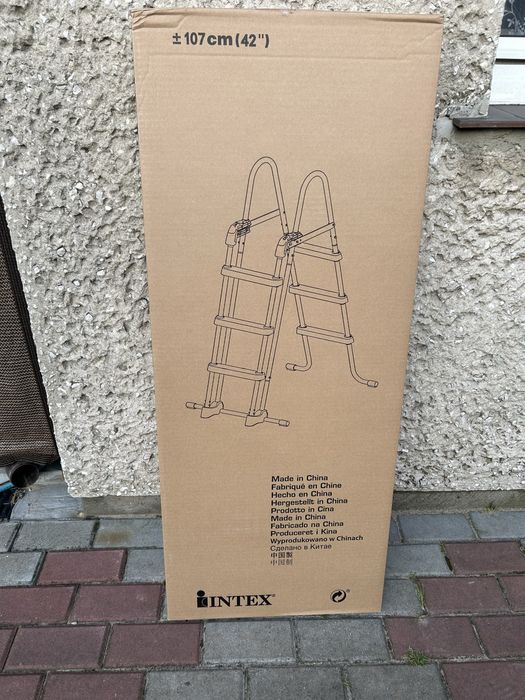 Drabinka do basenu 107 cm