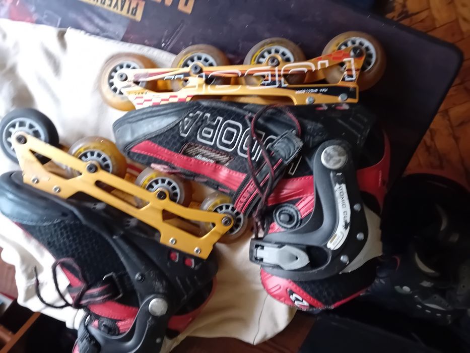 Profesjonalne rolki HUNDORA rozm45 stan dobry 3XTANIEJ OKAZJA mocne