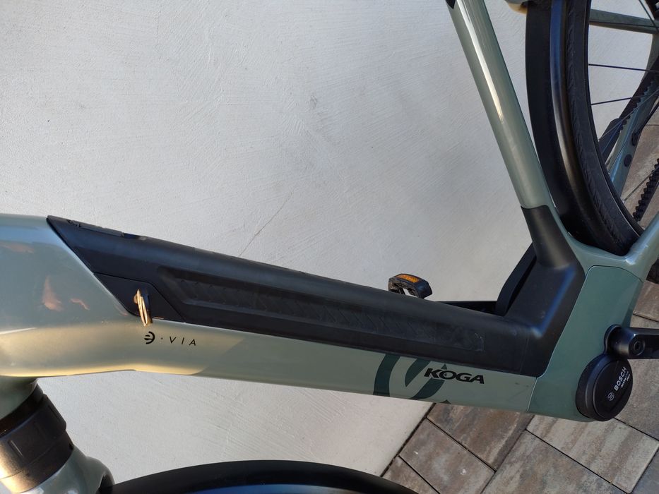 Rower elektryczny koga e-via  2024 rok pasek