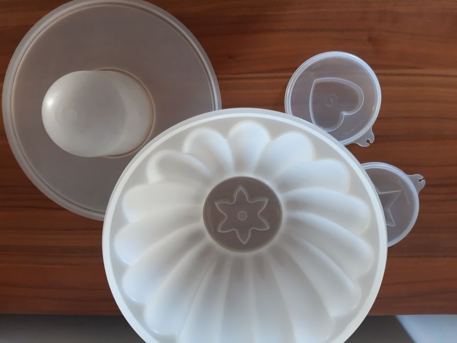 Molde pudim Tupperware