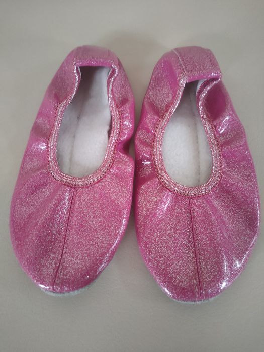 Balerinki brokatowe do baletu , gimnastyki rozmiar 30