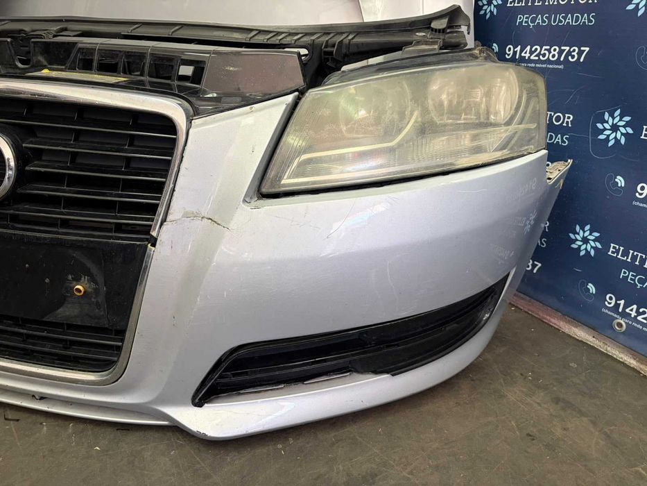 Frente completa usada AUDI A3 8P FASE 3 capot parachoques oticas guarda lamas radiador