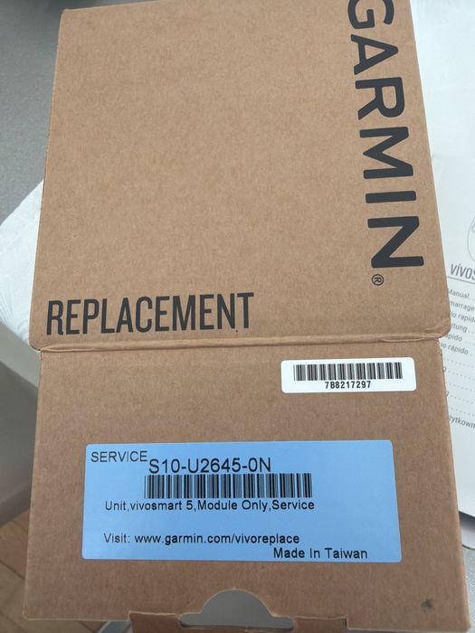 Garmin vivosmart 5 - Substituicao de Garantia