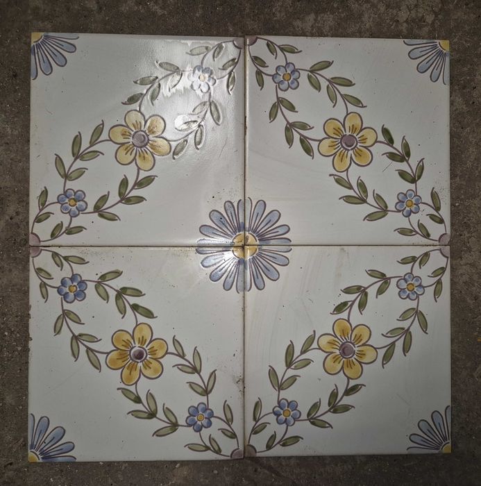 3 lotes de Azulejos Vintage (43 un) 15x15 – Restos de Stock