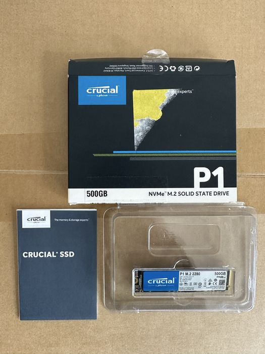 Crucial P1 SSD NVMe 500GB PCIe M.264738343238787120