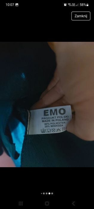 Piękna sukienka  EMO r.36