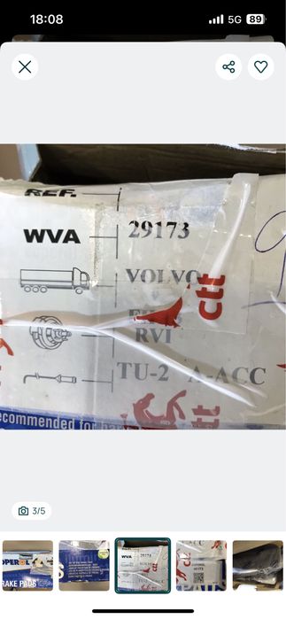 Jogo Pastilhas Travão Coperol Volvo