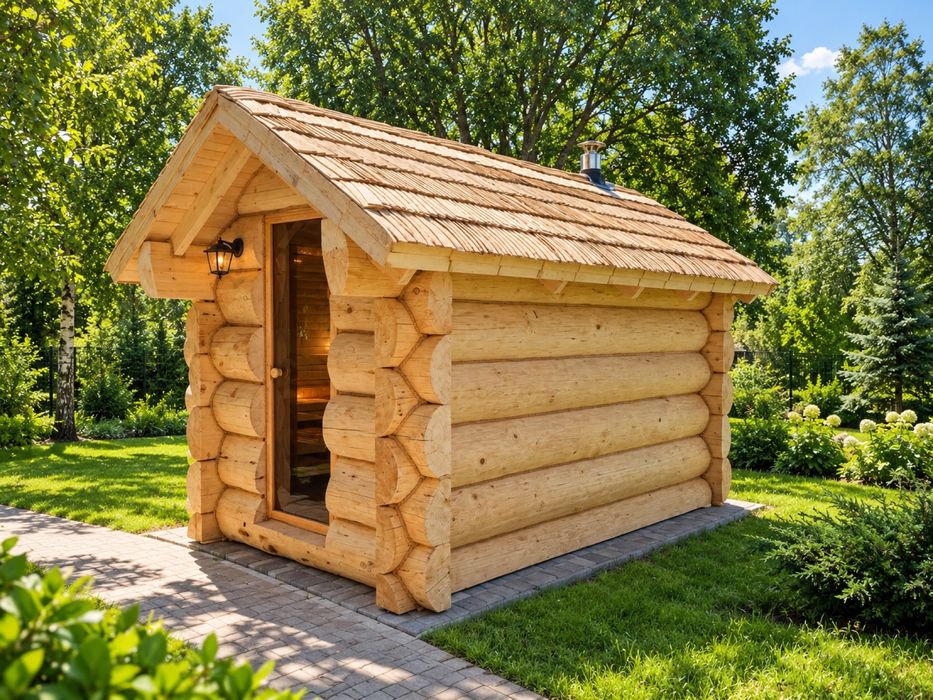 Sauna z bali jodłowych
