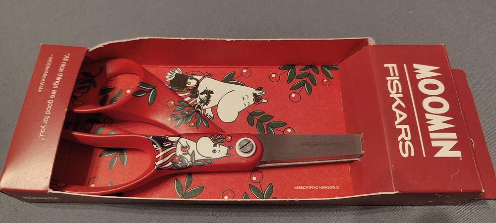 Fiskars Nożyczki z Muminkami - Mama Muminka - uniwersalne 21 cm