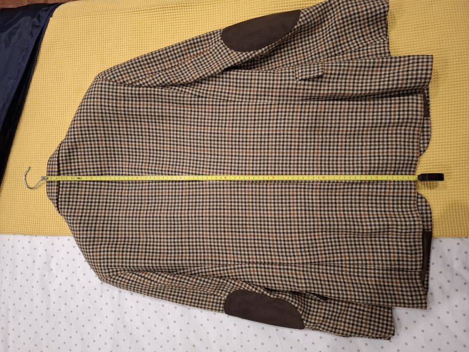 Blazer tweed em lã