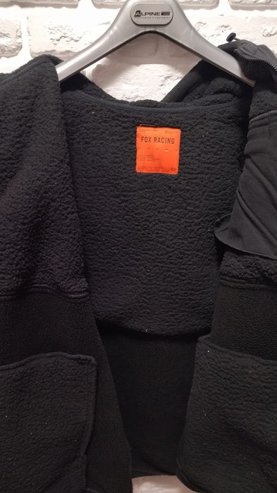 Куртка Fox Racing Dayton Zip Fleece Black FOX Head мото вело кежуал