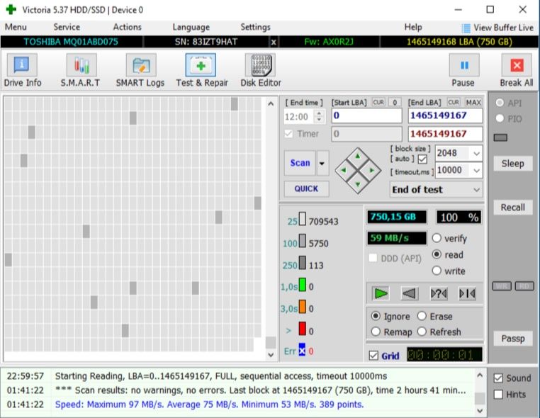 Жёсткий диск Toshiba