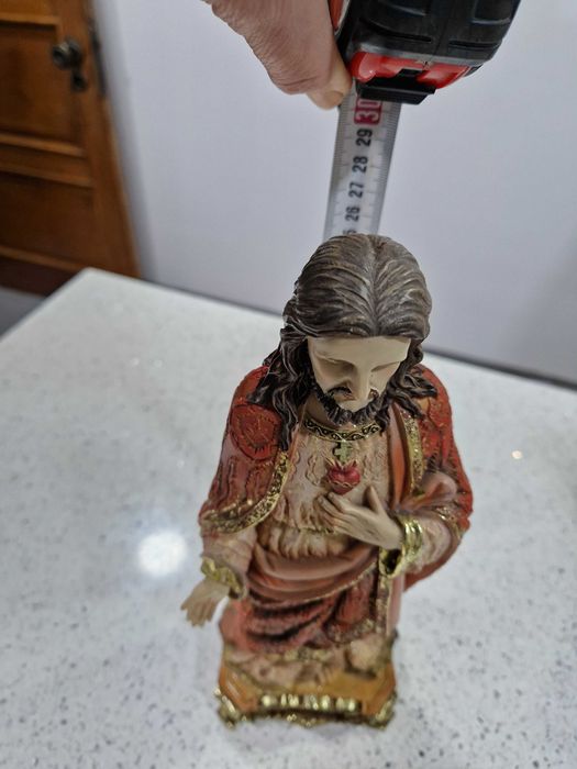 Sagrado Coração de Jesus  em marfinite genuíno