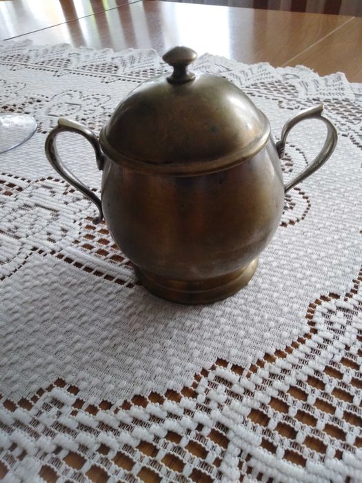 Zestaw plater dzbanek mlecznik cukiernica