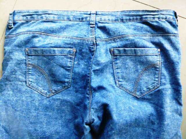 Denim Co. Super Skinny spodnie jeansy 16 44 pas 104 cm