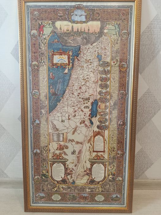 Карта старого Иерусалима.