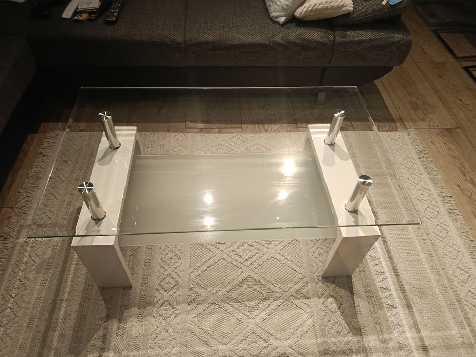 Ława, stolik kawowy szklany