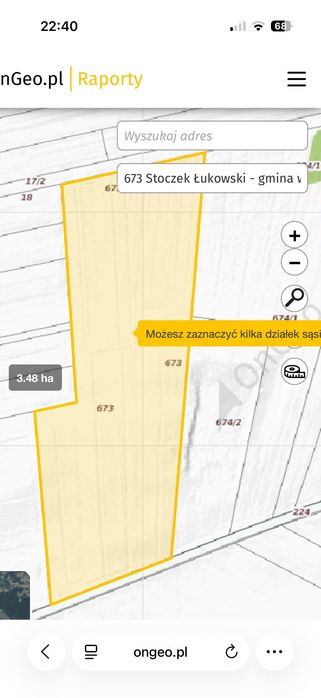 Działka rolno - budowlana - Widok 2