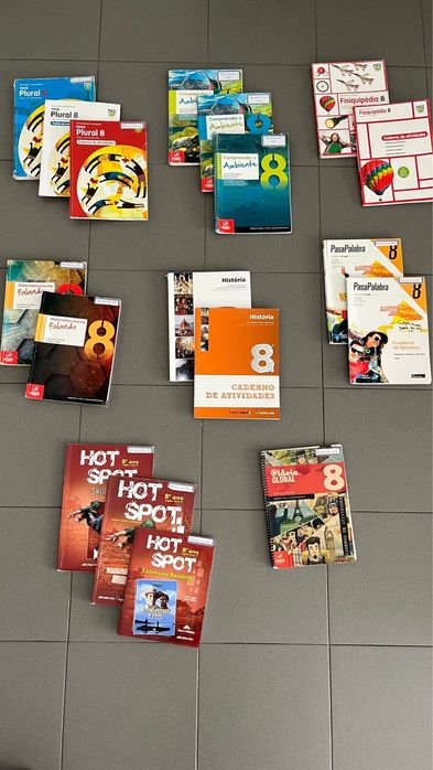 Manual + Caderno atividades 8 ano