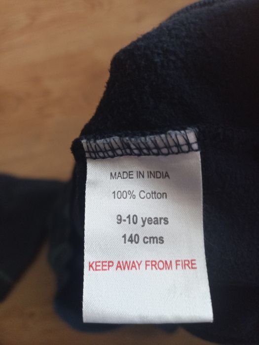 Bluza z kapturem, granatowa dla chłopca r. 140