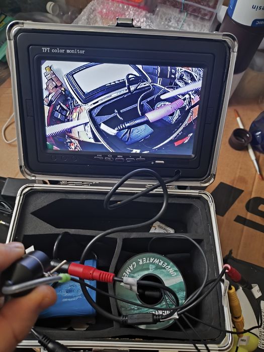 Камера для зимової риболовлі в металевому  кейсі