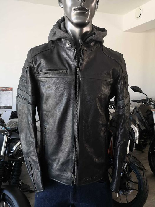 Kurtka skórzana Seca Hornet II rozm. L, XL, 2XL, 3XL black czarna