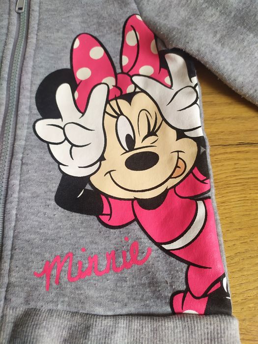 Bluza Disney Minnie r.74 ciepła polar