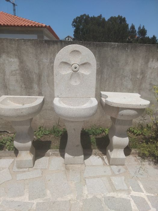 Fonte de pedra de ponte de Lima