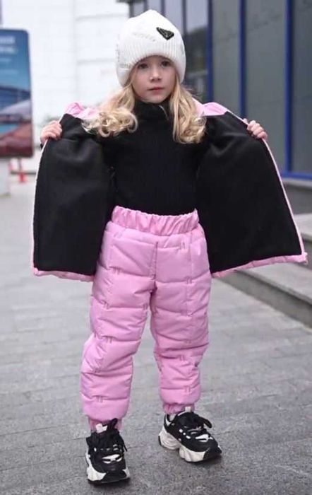 Зимовий костюм для дівчинки, розміри на рости 104-128
