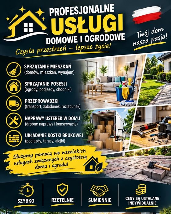 Opróżnianie Sprzątanie Mieszkań Domów Biur Piwnic Działek