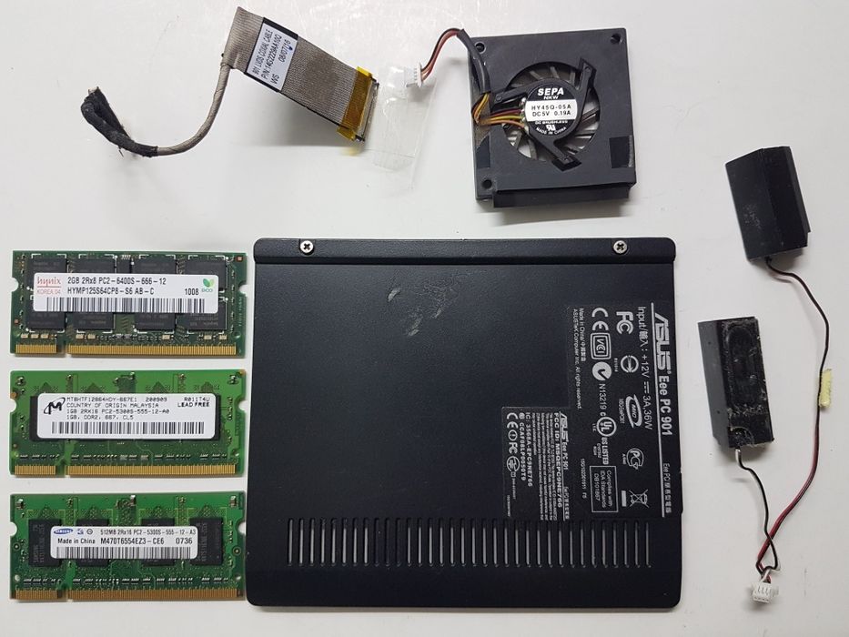 Корпус крышка в сборе на ASUS Eee PC 901 Разборка