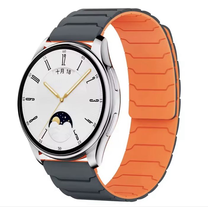 Силіконовий ремінець для смат-годинника з магнітом 22 мм