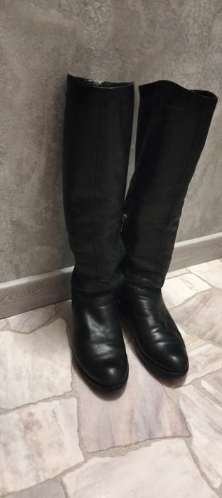 Шкіряні чоботи сапоги