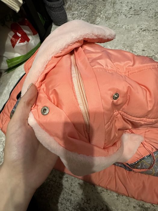 Костюм зимний полукомбинезон девочка