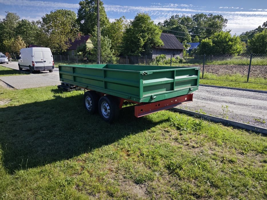 Przyczepa rolnicza tandem 3,5t 2x4,5 m do c330 lub innych