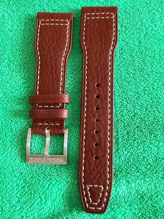 Ремешок для часов из воловьей кожи 22 мм.