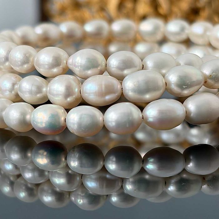 Bransoletka z naturalnych Pereł, elegancka w stylu Art Deco