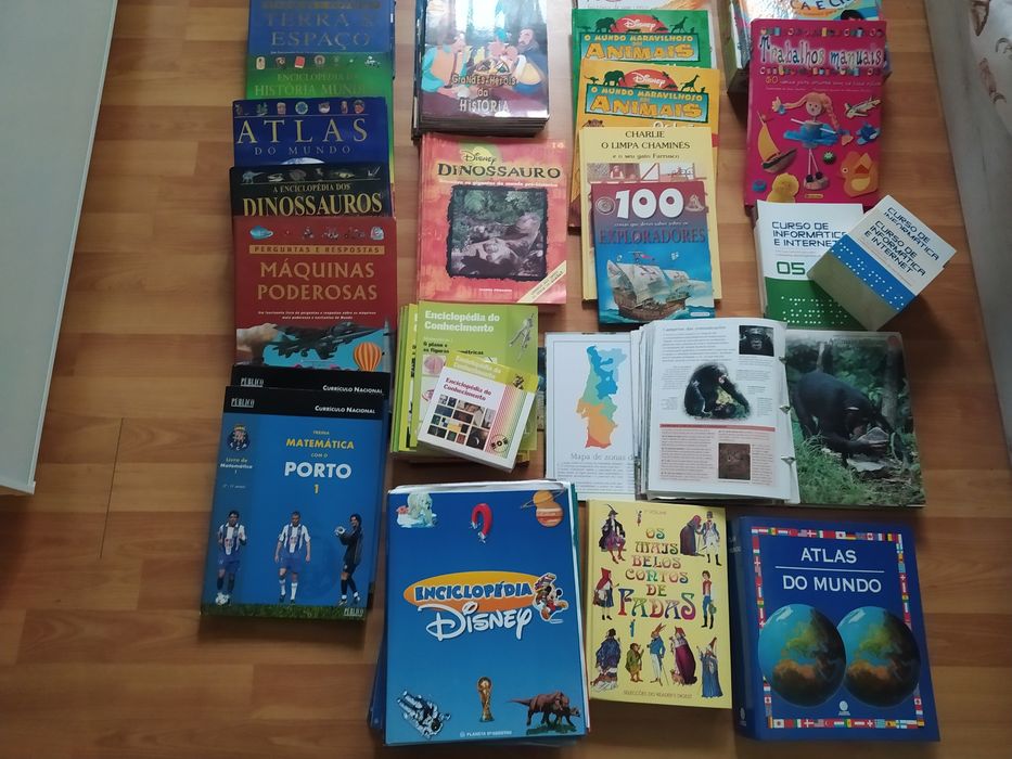 Livros vários crianças e coleções completas