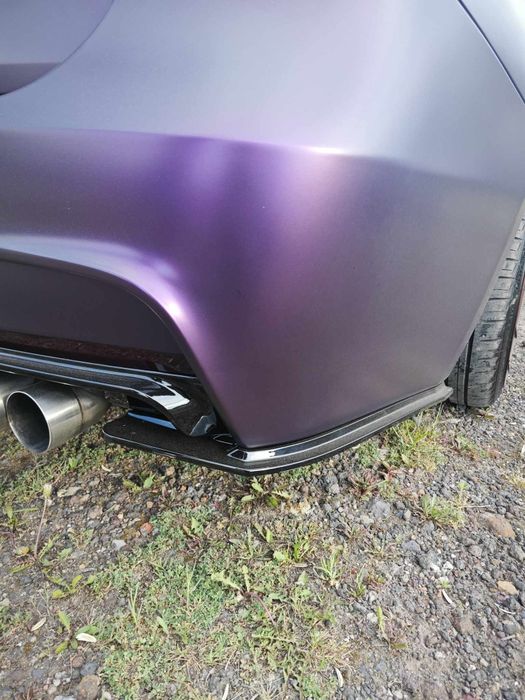BMW F30 F31 Splitterki Tylnego Zderzaka Dokładki M-PAK Czarny Połysk