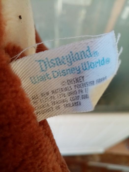 Tico em pelúcia. Peluches Walt Disney World anos 90.