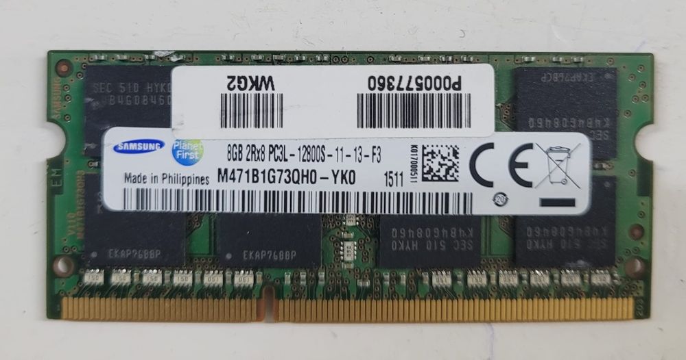 Memória RAM Samsung 8GB DDR3L
