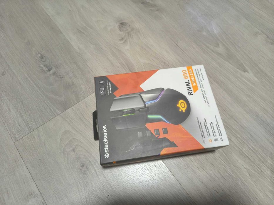 Rato Gaming SteelSeries Rival 650 Wireless - C/ Pesos e Caixa