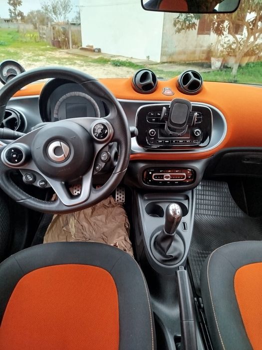Smart ForFour Preto/Laranja