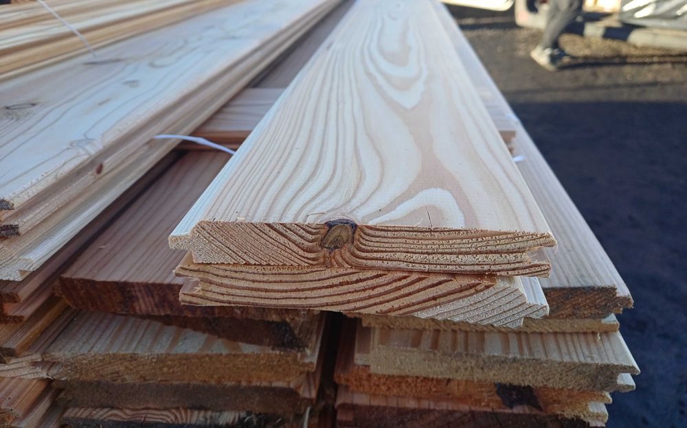 Deska tarasowa podłogowa elewacyjna półbal boazeria szalówka podbitka