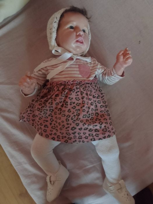Lalka bobas w typie reborn Saskia - 57cm