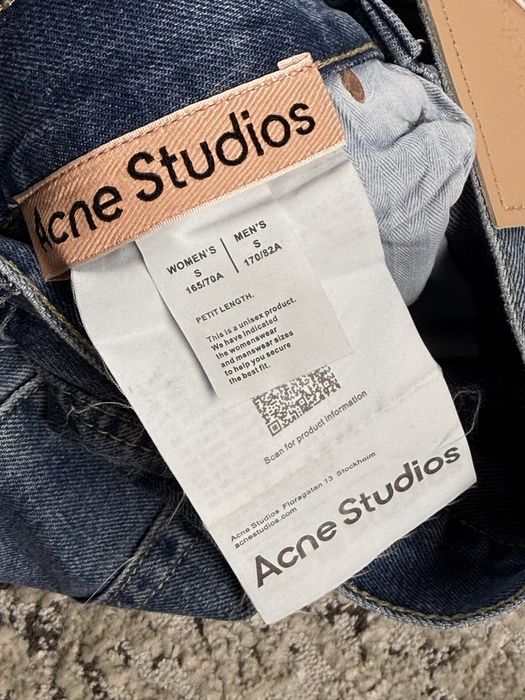 Джинсы Acne Studios loose fit jeans 1981 акне студио baggy широкие