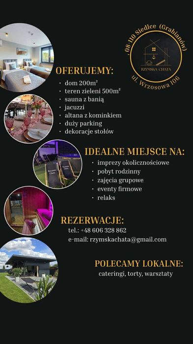 Dom na wyłączność, sauna, jacuzzi!  (14miejsc noclegowych)