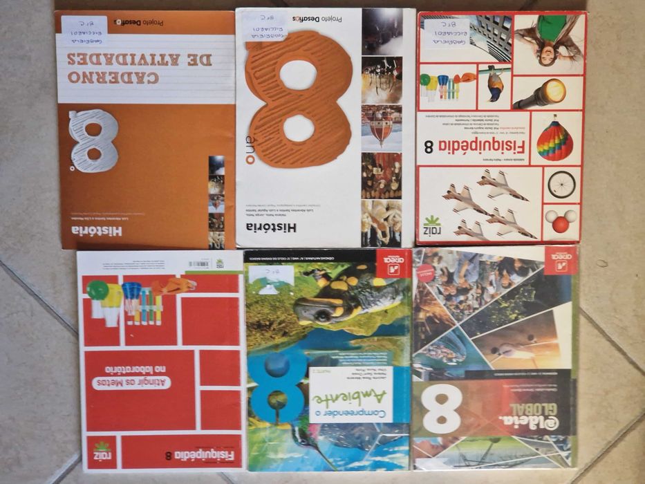 Manuais escolares usados - 8º 9º 10º 11º e 12º anos
